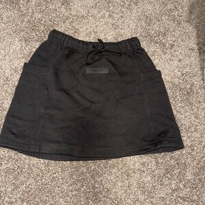 Essentials Black Mini Skirt
